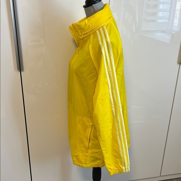 ADIDAS ORIGINALS Windbreaker Jacket Neon Yellow, Size L - Picture 11 of 16